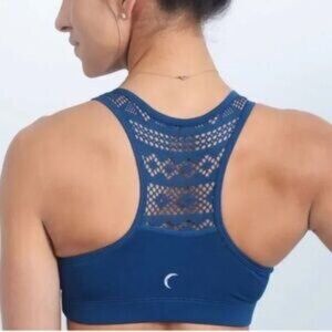 Elegant Navy Lace Bralette